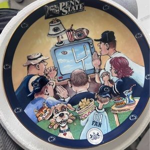Penn State Prayer Porcelain Collector Plate by Gary Patterson.